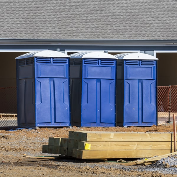 are there any restrictions on where i can place the portable toilets during my rental period in Sumterville